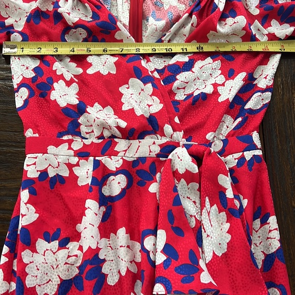 Saloni RARE Olivia Floral Silk Jacquard Midi Dress - Picture 10 of 11